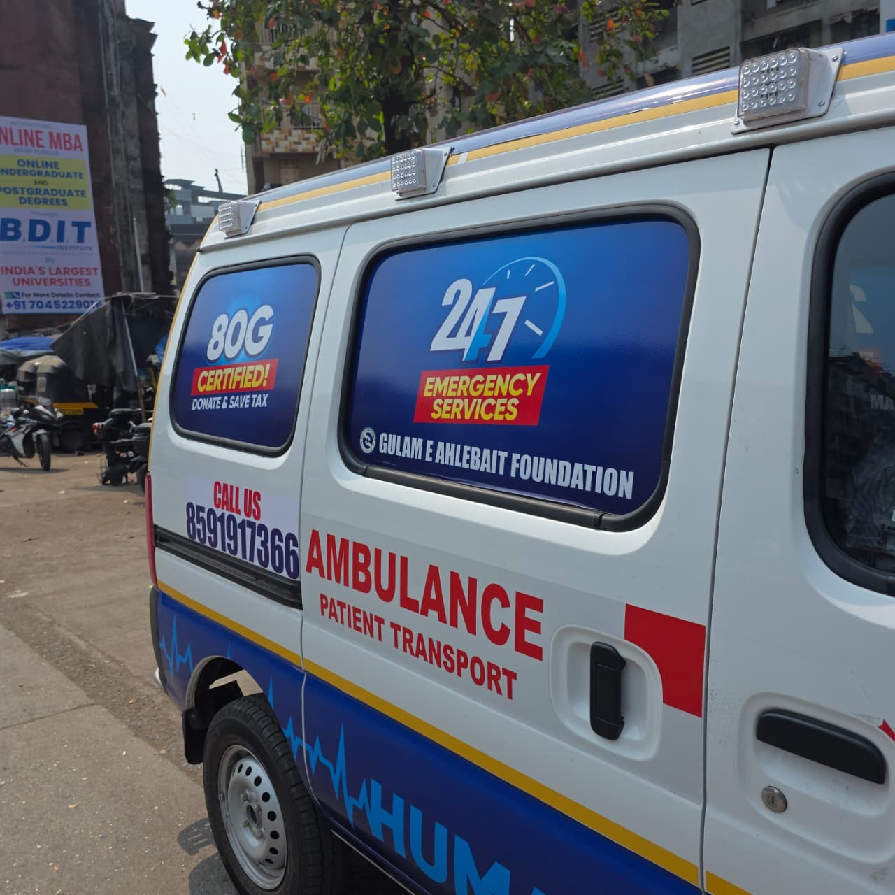 Foundation charitable ambulance — service photograph