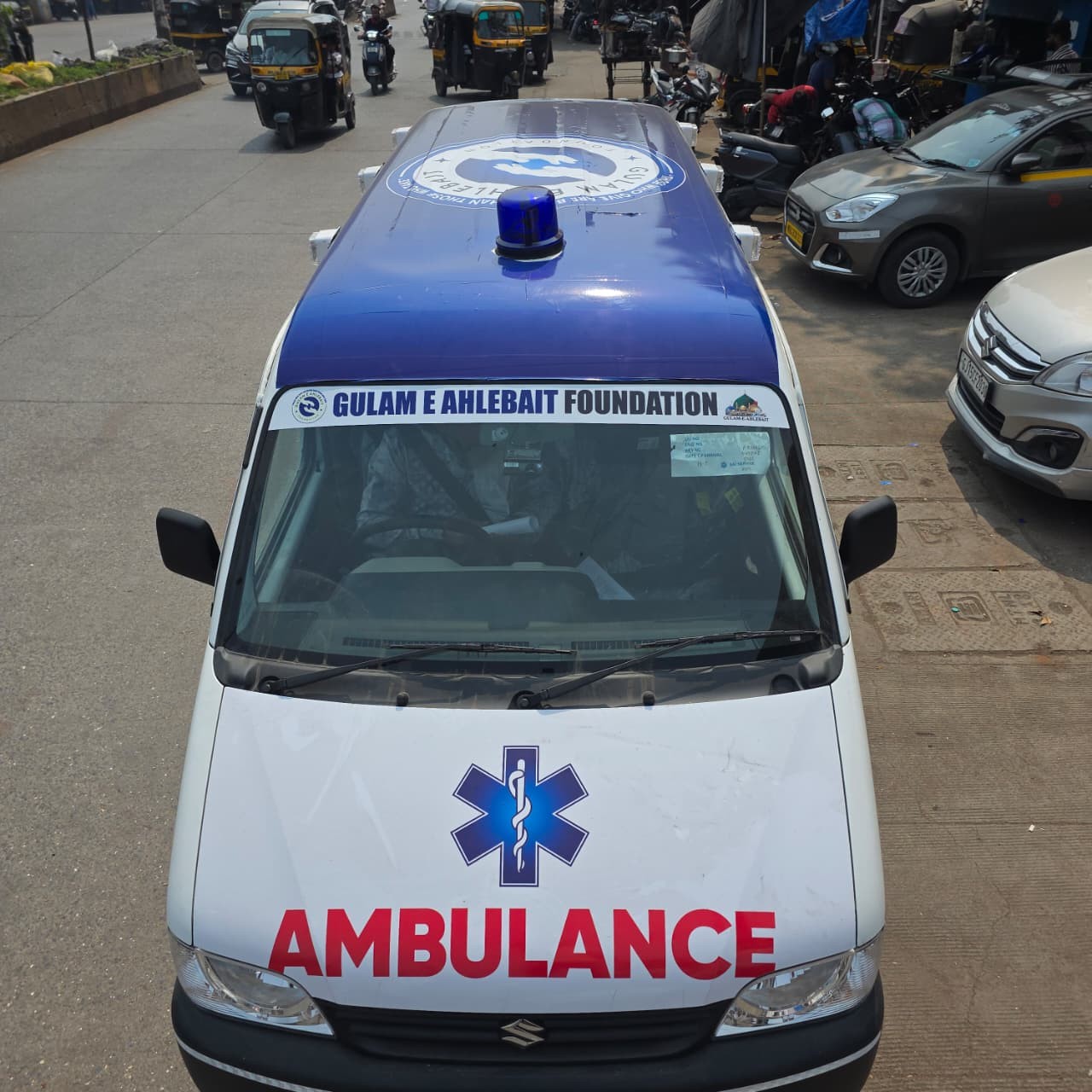 Charitable ambulance ready for service in Mumbra